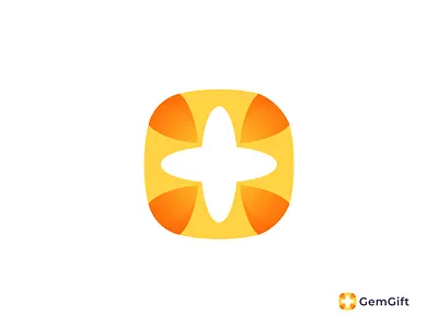 Gemfift logo design || gift, shop, box, surprise logo birthday box celebration christmas e commerche gift gift box giftbox greeting happy logo logos modernlogos package packing rakibcrt shopping spark surprise symbol