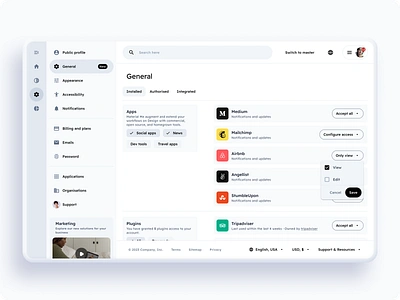 ⚙️ Settings - Material You Design System app design figma figma material filters kit material material 3 material design material design 3 material you settings system ui kit you