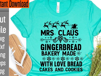 Mrs. Claus Gingerbread Bakery Made With L app branding design graphic design illustration logo svg ui ux vector