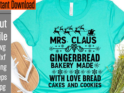 Mrs. Claus Gingerbread Bakery Made With L app branding design graphic design illustration logo svg ui ux vector