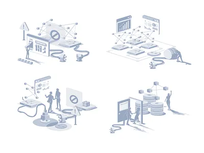 Empty State Illustrations district north design empty state illustration new hampshire nick beaulieu ui vector