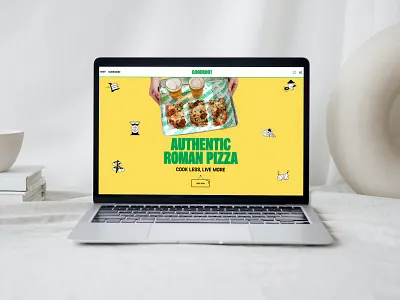 Goodroot Pizza - E-commerce Concept branding design ecommerce graphic design illustration logo product shopify shopping silv templates silv webflow templates store ui ux web design web development webflow webflow templates