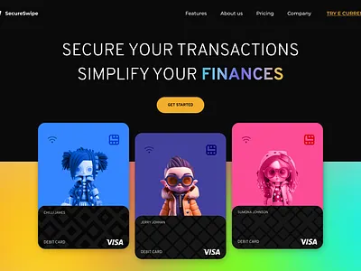 E-Currency card creative design credit card currency debit card digital currency e currency finance graphicsdesign homepage landing page master card modern design novuslogics payment secure transactions visa visa card web design