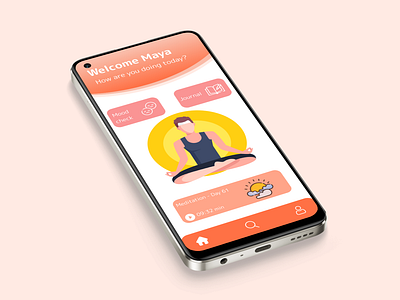 Mediation app snippet app application graphic design homepage mobile ui