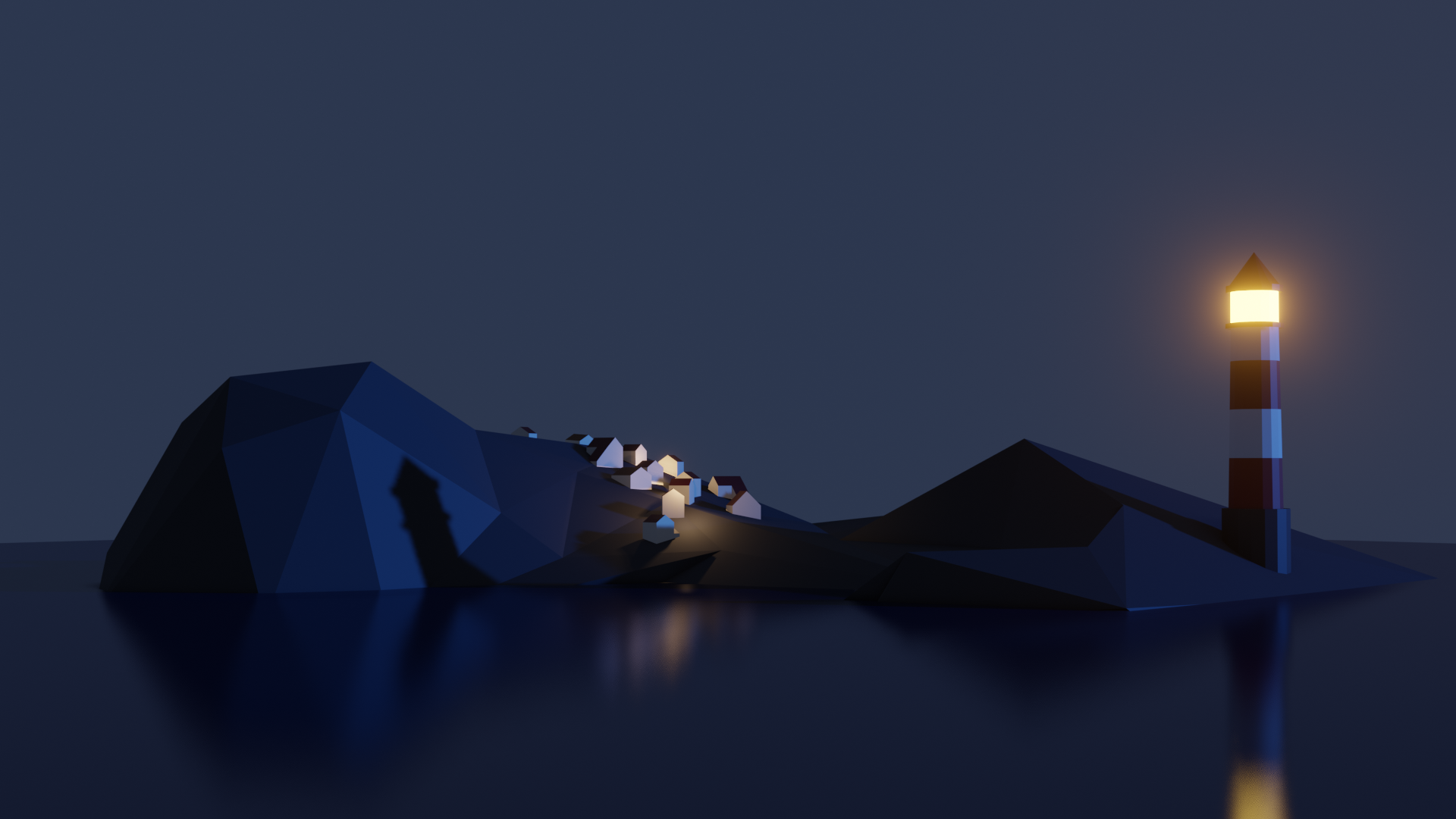 3D Lighthouse 3d 3d modeling blender