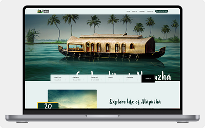 Alappuzha Tourism Website adventuretravel alappuzhatourism branding culturaltours design explorealappuzha godsowncountry holidayplanner houseboatexperience keralabackwaters naturegetaway responsivedesign tourismwebsite travelbooking ui uiux uiuxdesign ux uxdesign websitedesign