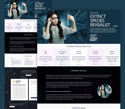 Landing Page for an International School Campaign branding design ui uiux ux uxdesign