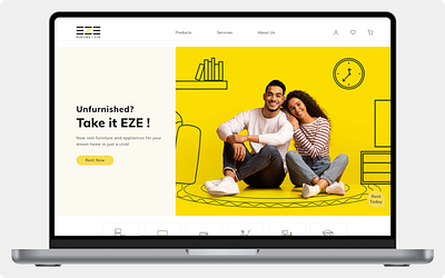 Website for Rental Service appliancerental branding cleandesign dreamhomemadeeasy easynavigation ecommercedesign furniturerental homeessentials interactivedesign landingpagedesign minimalaesthetics modernui smartliving ui uiux uiuxdesign usercentricdesign ux uxdesign websitedesign