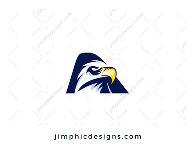 Letter A Eagle Logo bird branding design eagle graphic design letter logo vector