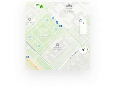 UI animation for the Yandex Maps app animation icon ui