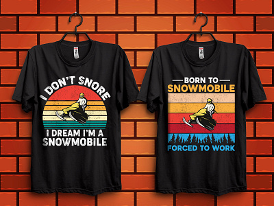 Snowmobile T-shirt Design apperal design design for shirts graphic design illustration print retro vintage tshirt shirt design snowmobile snowmobile t shirt design t shirt t shirt design t shirt template t shirts templates tee tshirt typography