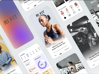 Ri-fit Fitness App Ui By Phinehas Freeman On Dribbble