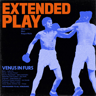 vinyl cover redesign design graphic design music venus in furs the band vinyl