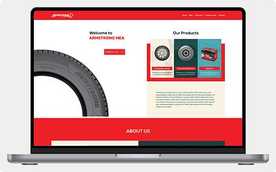 Website for Armstrong autocare automotiveindustry batterytech boldtypography branding cleanui commercialtyres design dynamiclayouts minimaldesign passengertyres productshowcase prototypedesign responsivedesign tyresolutions ui uiux userresearch ux uxdesign