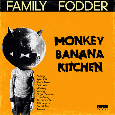Vinyl cover redesign design family fodder graphic design