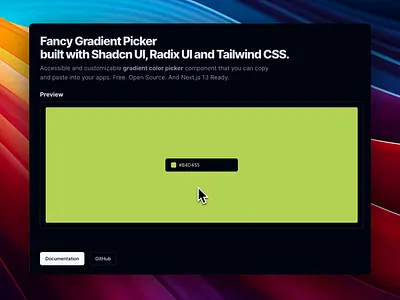 Gradient Picker color picker design gradient ui website
