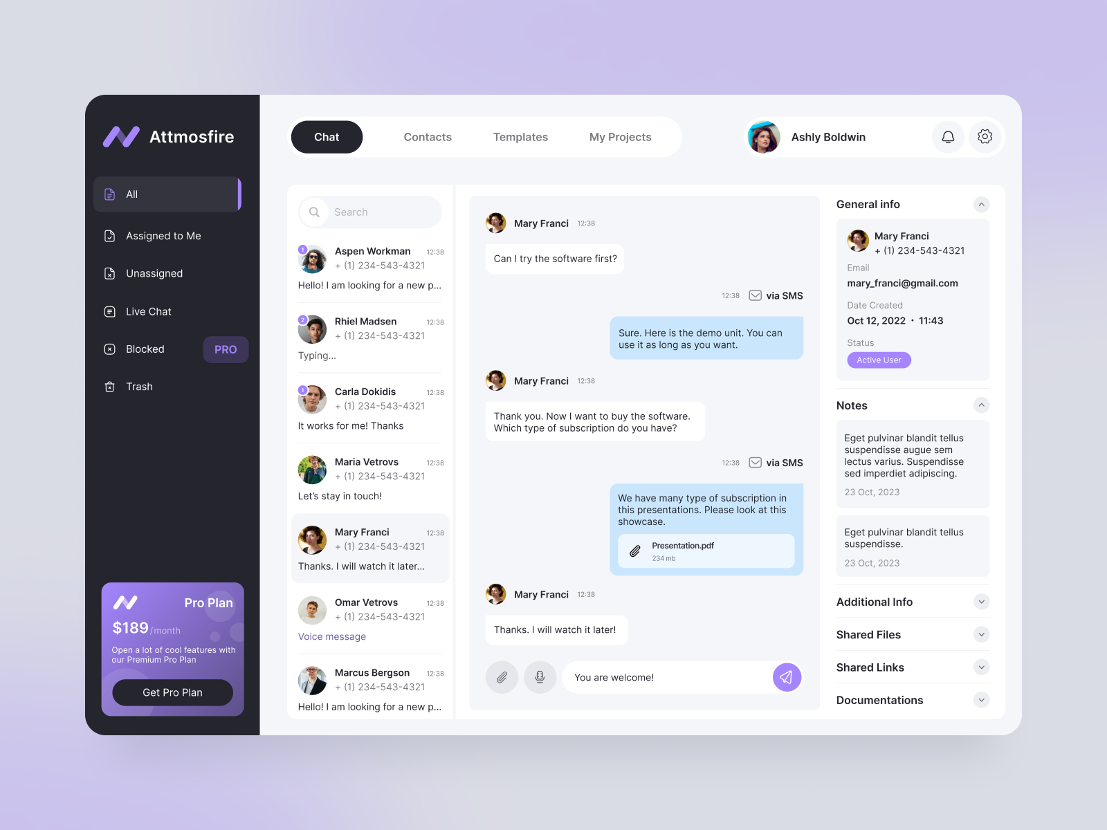 Chatbot 🤖 Web UI by Aliona Mosiienko on Dribbble