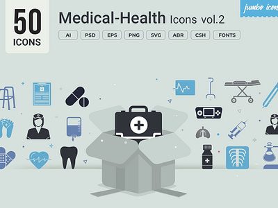 Medical-Health Glyph Icon V2 design graphics readytouse vector