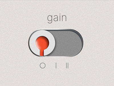 Volume Button 3d button design design graphic design illustration interface design isometric multimedia radio button toggle button ui volume