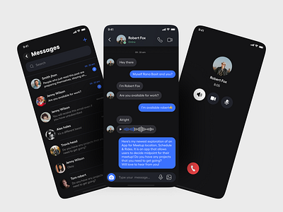 Message box user panel app app chat ui chat box messages messages box messenger ui