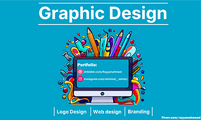 Thumbnail for my fiverr gig. branding design graphic design illustration logo minimalism typography ui ux vector