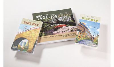 Bike Maps & Bicycle Vacation Guide book design typesetting graphic design