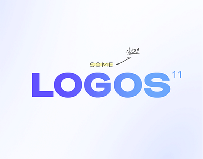 Logofolio - Clean Design branding branding design clean logo clean logo design graphic design logo logo design logofolio logotype