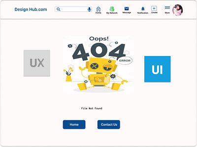 #DailyUI, Day 08,404 Page Design 404 page design