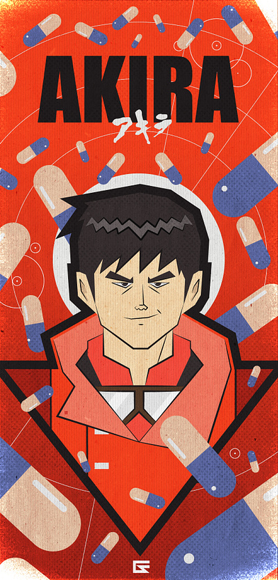 Kaneda - AKIRA design graphic design illustration kaneda