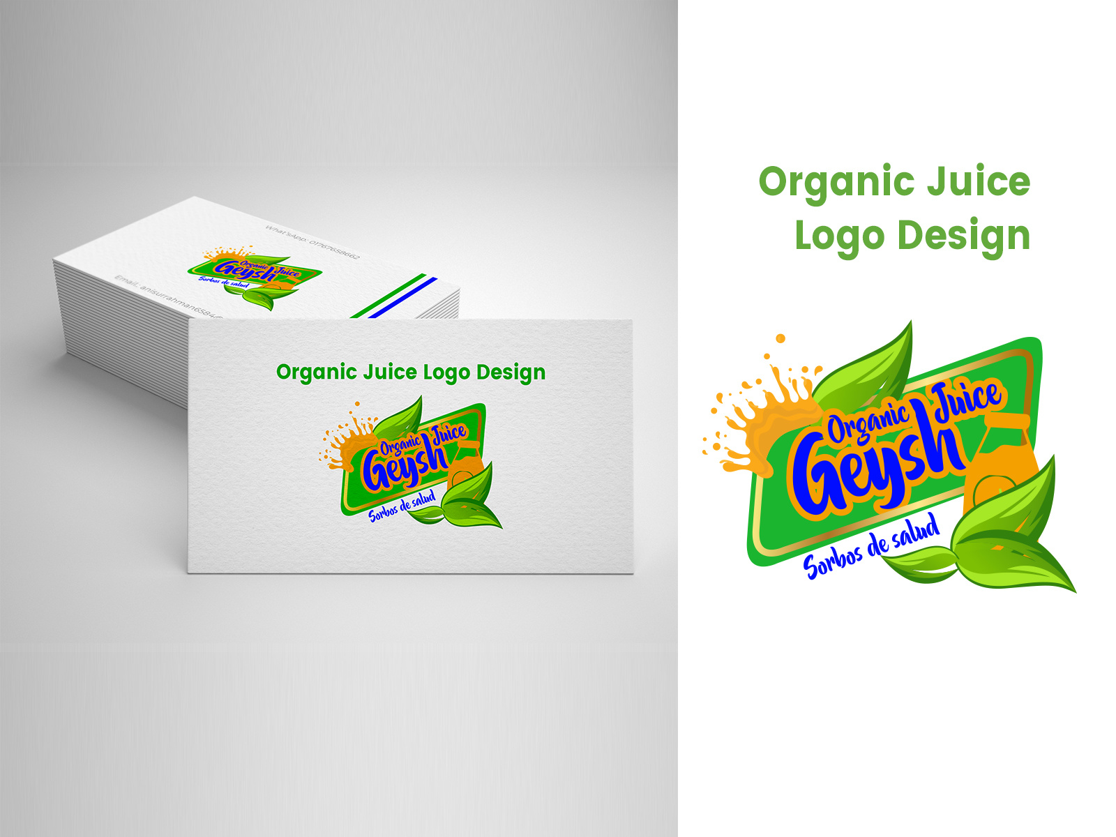 Juice Logo Design Template by Anisur Rahman on Dribbble