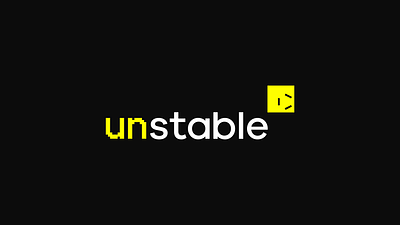 unStable DAO - branding branding logo