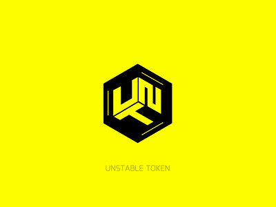 unStable Token [UNT] - Branding design illustration logo