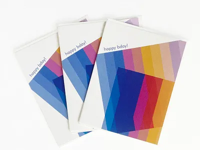 Happy Bday Card art design graphic design pattern shapes