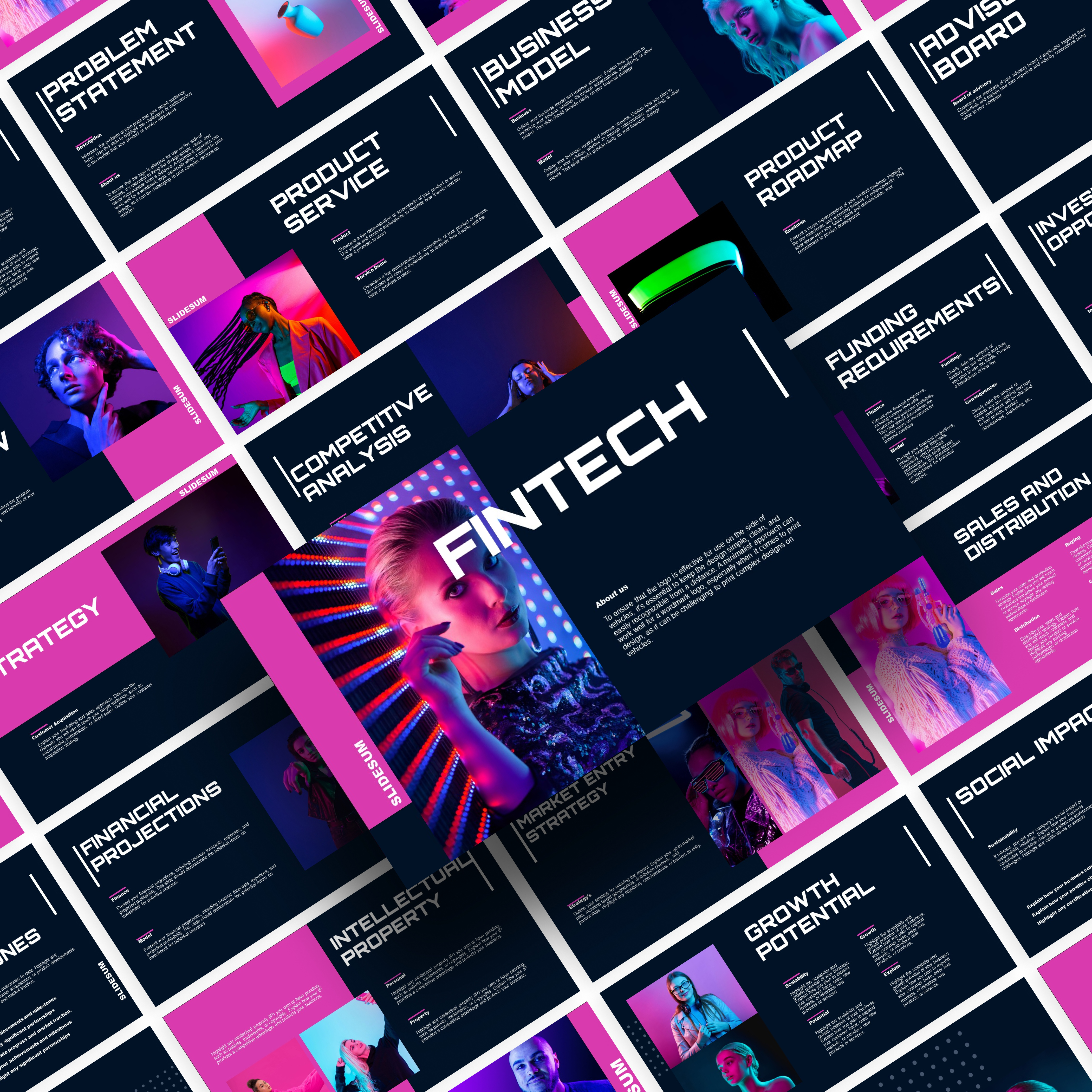 Fintech Presentation 3d animated presentation animated slides animation branding design fintech google slide design google slides graphic design illustration logo motion graphics powerpoint presentation presentation design slides ui