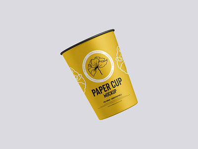 Free Paper Cup Mockup packaging mockup