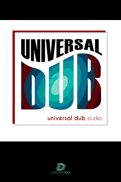 ISOLOGO PARA UNIVERSAL DUB branding design graphic design illustration ilustraciondigital logo typography vector