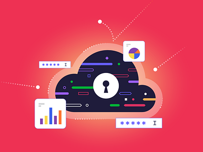 BLOG - Common Data Security Risks and Solutions - Astrato astrato blog header cloud data data cloud data security data visualization illustration vizlib
