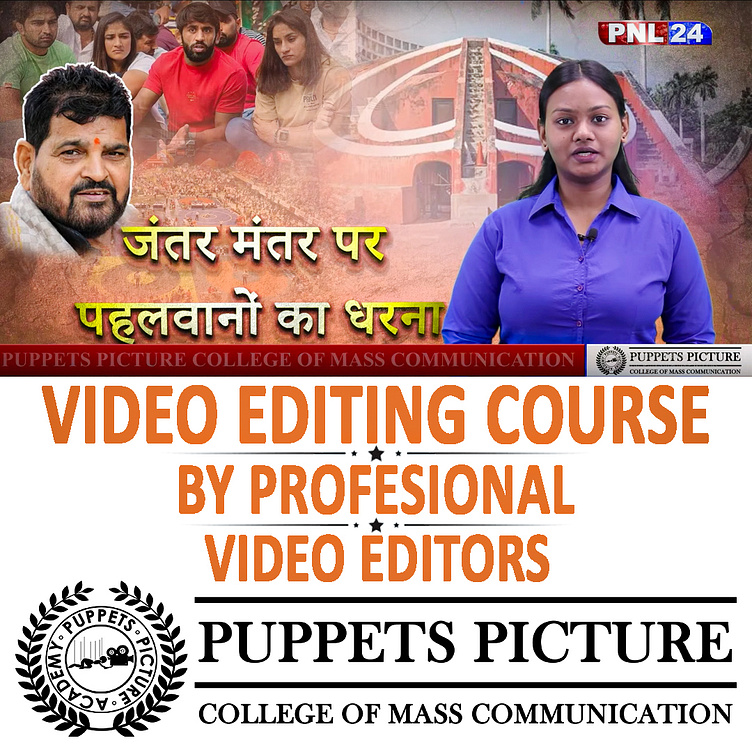Best Video Editing Course in Noida by puppets picture on Dribbble