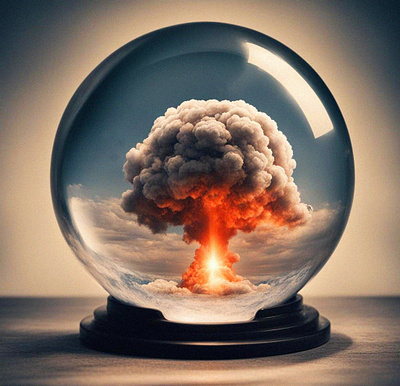 Untitled art atomic ball bomb crystal digital illustration