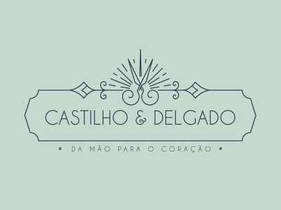 Castilho & Delgado - Alfaiataria alfaiate branding design graphic design logo vector