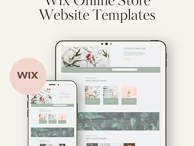 Wix online store website templates 3d animation brand identity branding design design logo element graphic design illustration online store ui web design website wix wix templates wix website wordpress