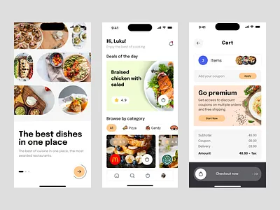 Food App app delivery app design food app ui ux