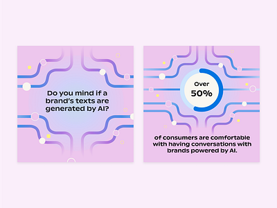 AI-Powered Messaging Microsurvey ai artificial intelligence blog branding consumer illustration marketing sms survey text messaging