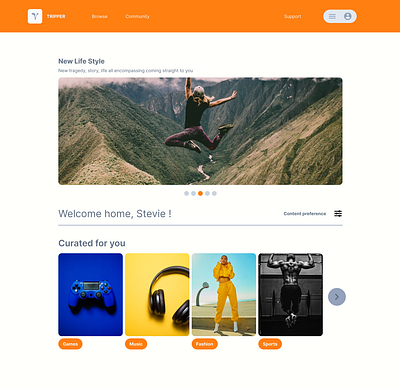 Curated for you (Daily UI Challenge Day 91) daily ui daily ui dailyui design ui uiux ux