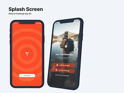 Splash Screen (Daily UI Challenge Day 93) daily ui daily ui dailyui design ui uiux ux