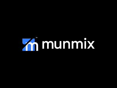 Munmix logo design brand identity brand mark branding logo logo design logos modern logo popular logo visual identity