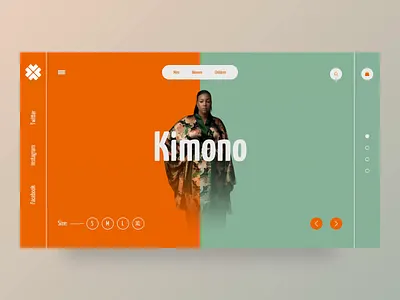Online Fashion Store: Landing Page Design application business business website design designer lagos landing landing page landingpage motion graphics nigeria site ui animation web web design web designer webdesign webpage website website designer