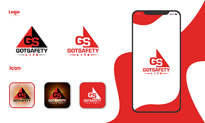 GOTSAFETY LITE Logo and App Icon design app branding design graphic design illustration logo typography ui ux vector