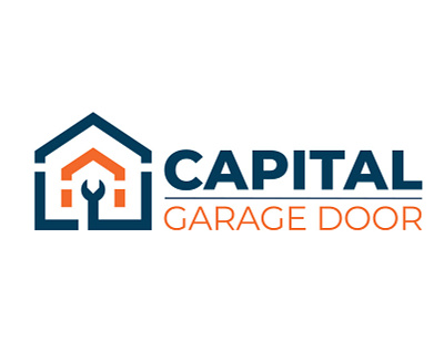 Capital Garage Door - Logo Design branding logo