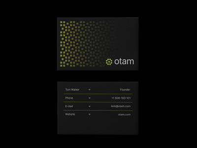 Otam Logo & Business Card Design abstract ai brand identity branding futuristic lettermark location logo mark modern monogram o o lettermark o logo pattern tech technology tracking type typography